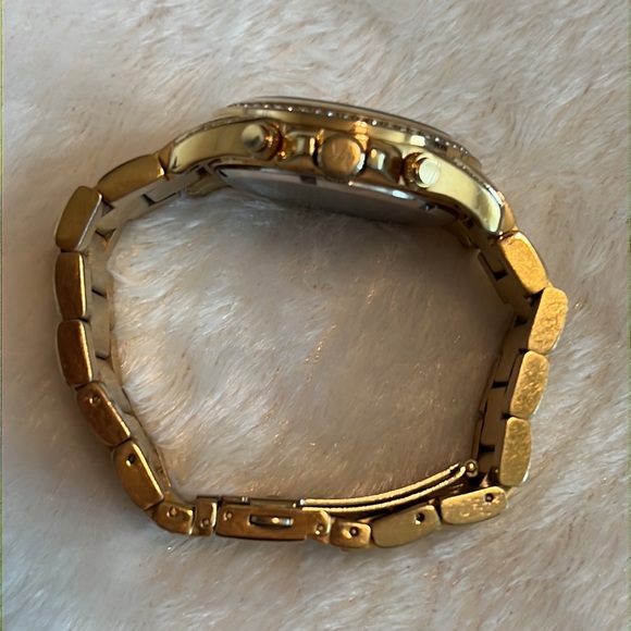 Michael Kors gold and rhinestones MK 5166 watch - Picture 4 of 6